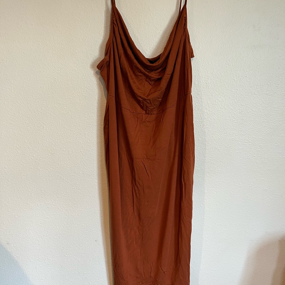 ASOS DESIGN Cami Cowl Neck Midi Dress - Picture 2 of 5